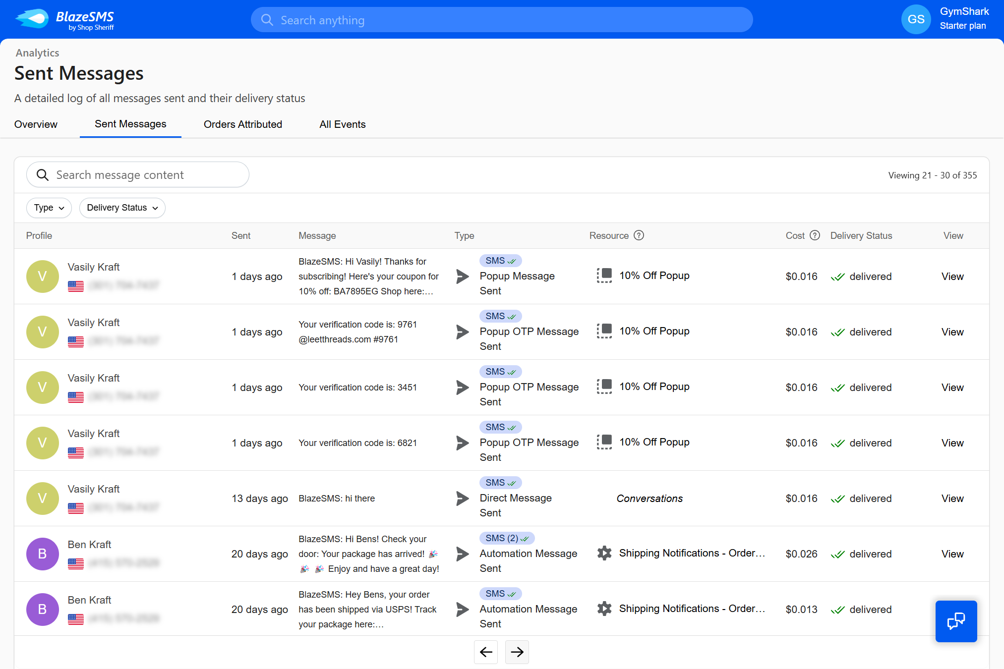 Granular Delivery Reports